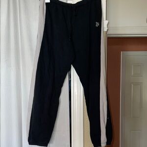 PINK Black and White Sweatpants